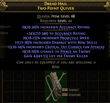 Dread Hail Two-Point Quiver#385297