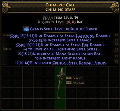 Chimeric Call Chiming Staff#885226