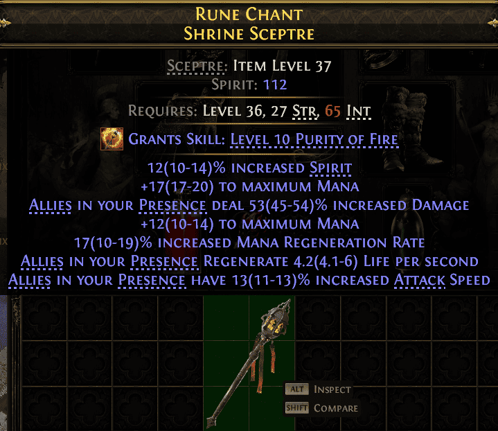 Rune Chant Shrine Sceptre#557620