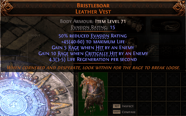 Bristleboar Leather Vest#841678