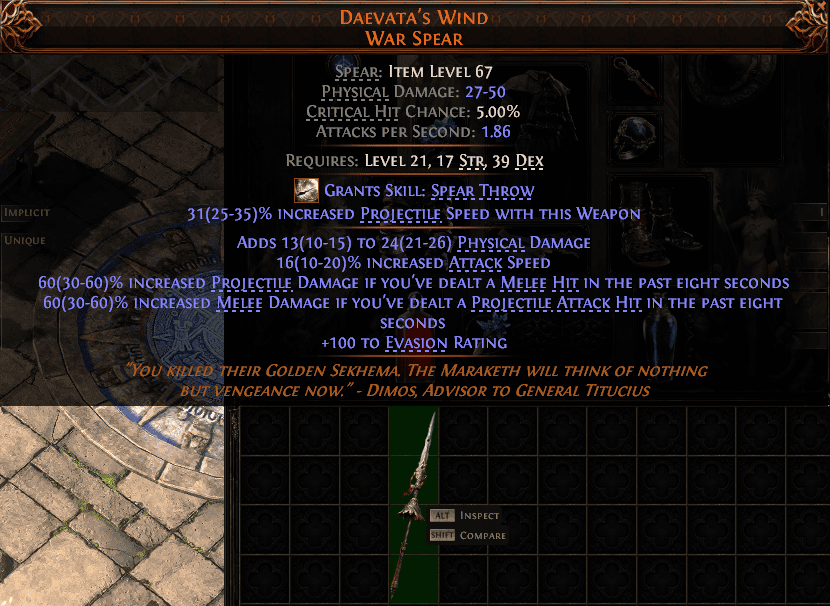 Daevata'S Wind War Spear#345571