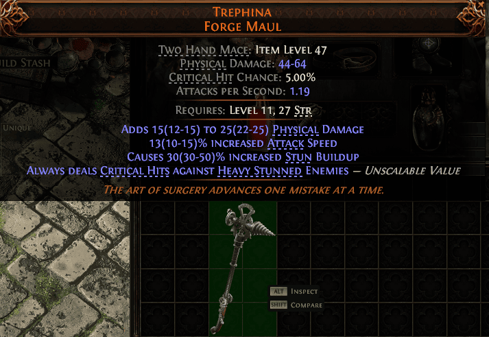 Trephina Forge Maul#27398