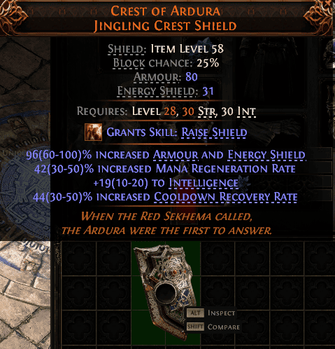 Crest Of Ardura Jingling Crest Shield#866161