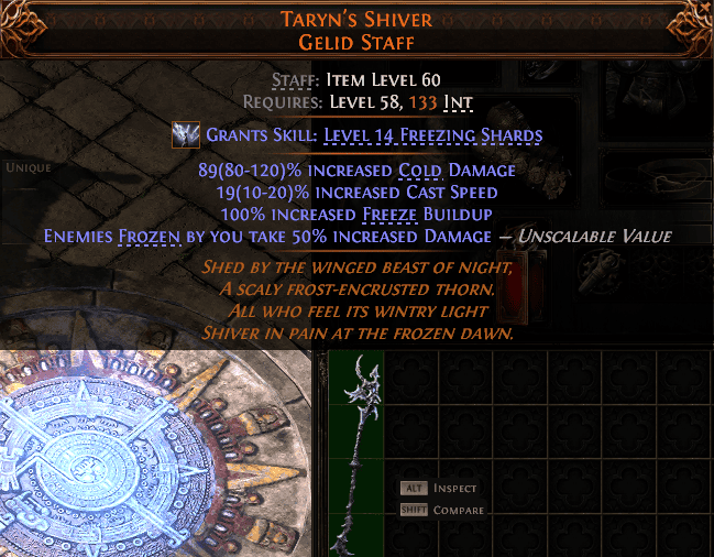 Taryn'S Shiver Gelid Staff#893530