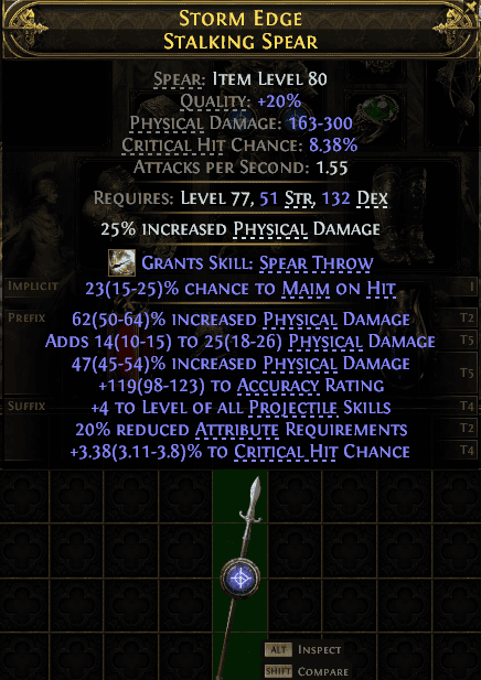 Storm Edge Stalking Spear#703066