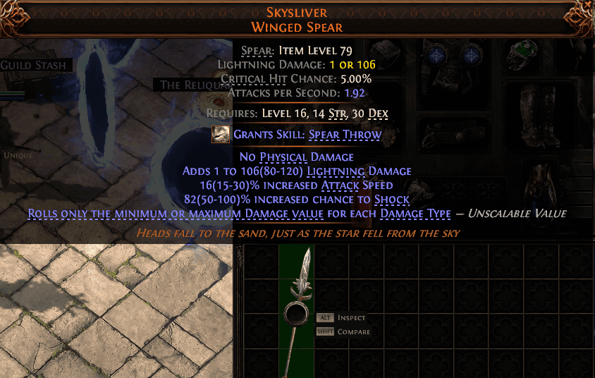 Skysliver Winged Spear#956905