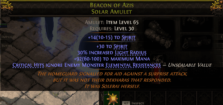 Beacon Of Azis Solar Amulet#675208
