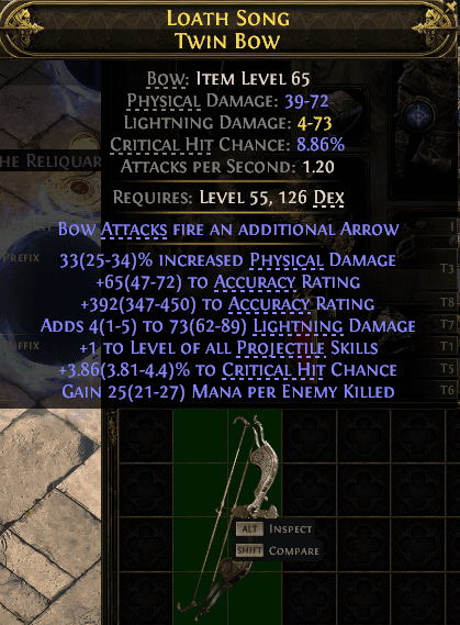 Loath Song Twin Bow#229995