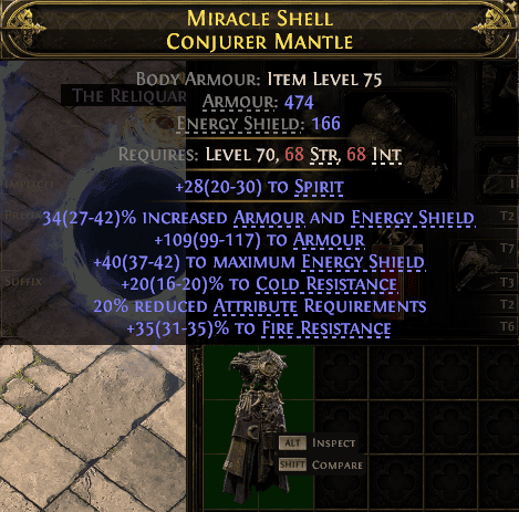 Miracle Shell Conjurer Mantle#958983