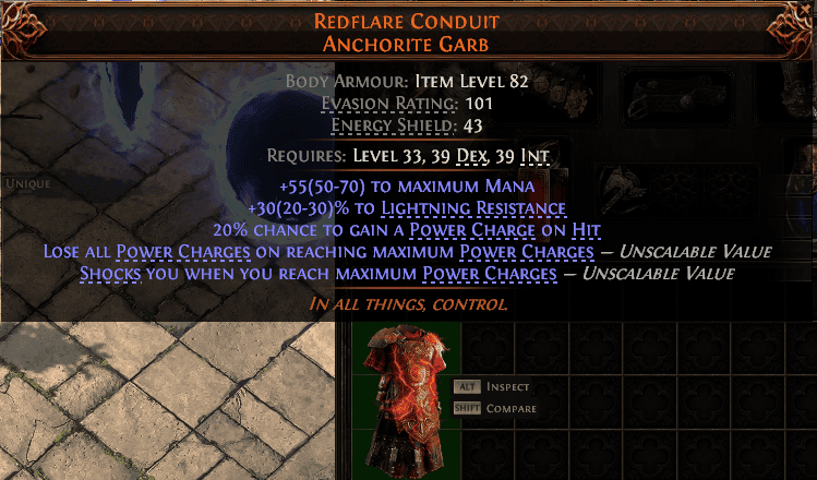 Redflare Conduit Anchorite Garb#225711