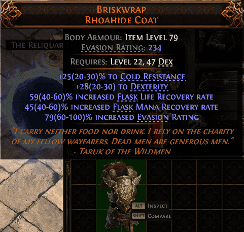 Briskwrap Rhoahide Coat#939614