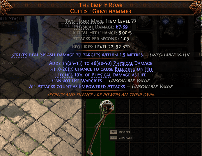 The Empty Roar Cultist Greathammer#312592