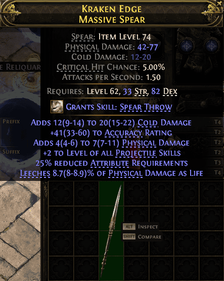 Kraken Edge Massive Spear#399472