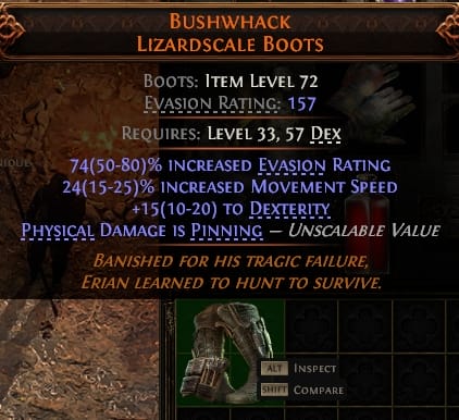 Bushwhack Lizardscale Boots#365091