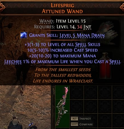 Lifesprig Attuned Wand#251696