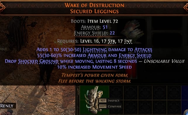 Wakeofdestruction Secured Leggings#207959