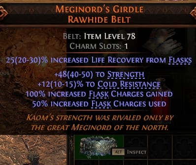 Meginord'S Girdle Rawhide Belt#499029