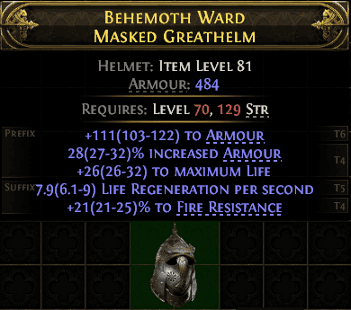 Behemoth Ward Masked Greathelm#459189