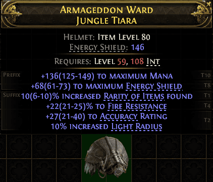 Armageddon Ward Jungle Tiara#832584