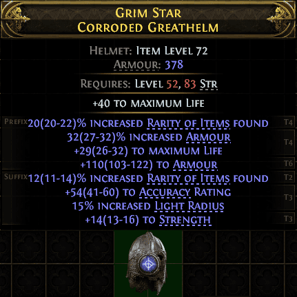 Grim Star Corroded Greathelm#954618