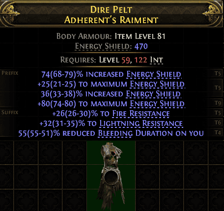 Dire Pelt Adherent'S Raiment#770360
