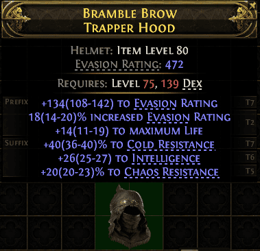 Bramble Brow Trapper Hood#315693