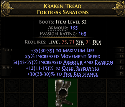 Kraken Tread Fortress Sabatons#438272