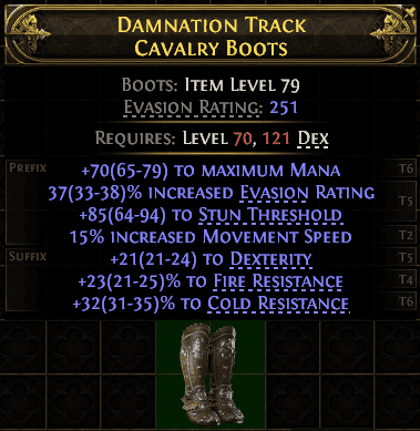 Damnation Track Cavalry Boots#311555