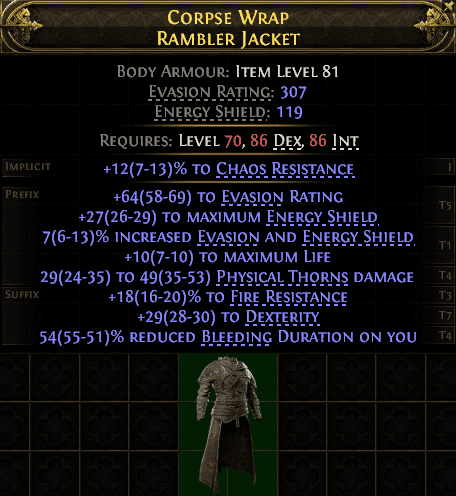 Corpse Wrap Rambler Jacket#651075