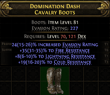 Domination Dash Cavalry Boots#365505