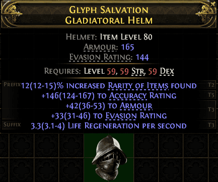 Glyph Salvation Gladiatoral Helm#374424