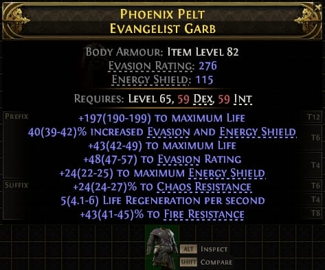 Phoenix Pelt Evangelist Garb#469084