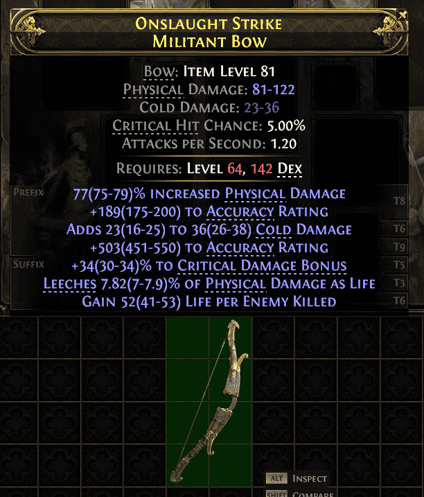 Onslaught Strike Militant Bow#285687