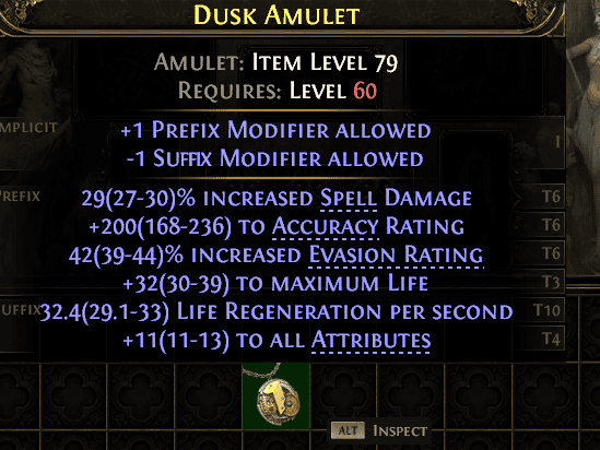 Dusk Amulet#545797