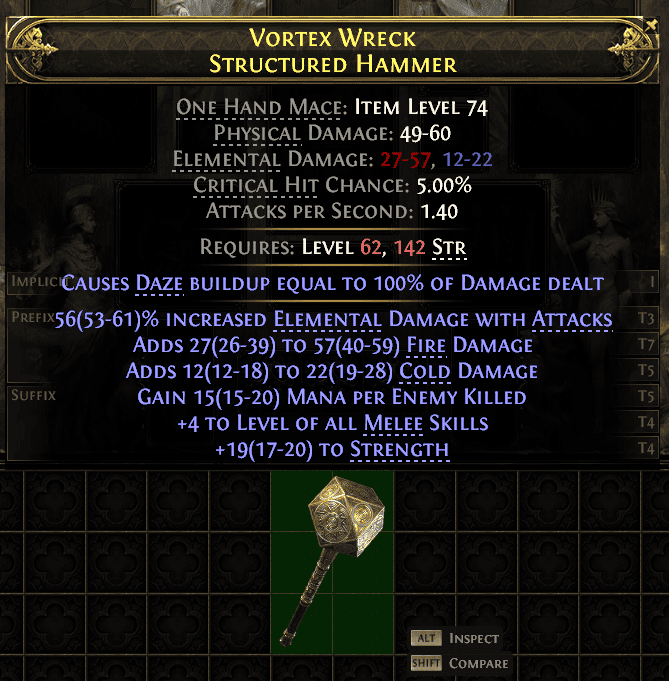Vortex Wreck Structured Hammer#368349