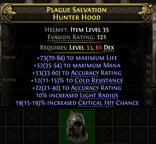 Plague Salvation Hunter Hood#959425