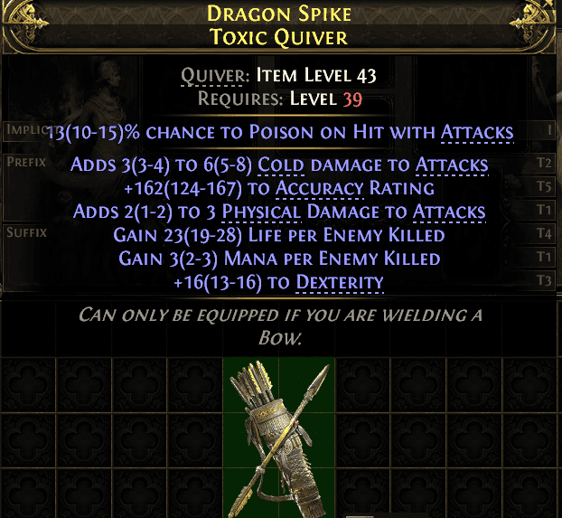 Dragon Spike Toxic Quiver#71101