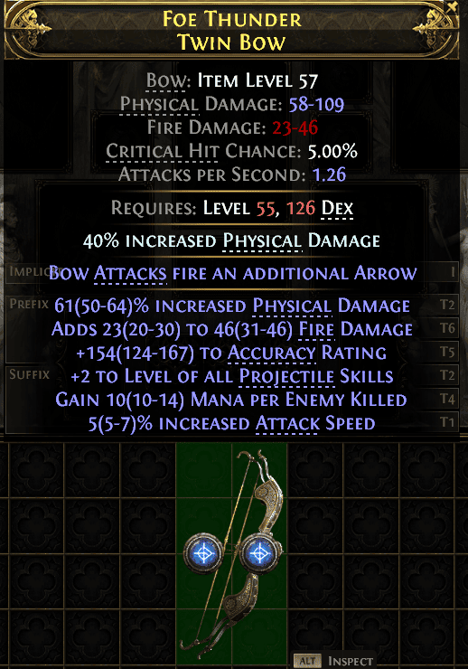 Foe Thunder Twin Bow#489503
