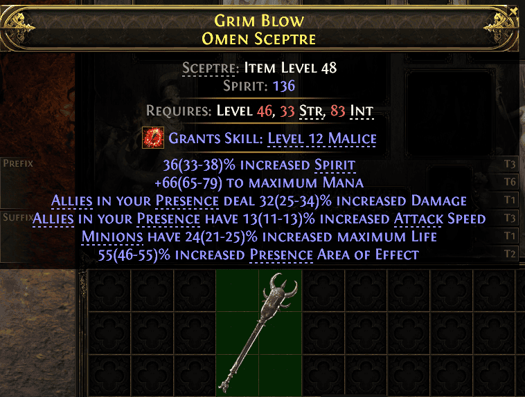 Grim Blow Omen Sceptre#355331
