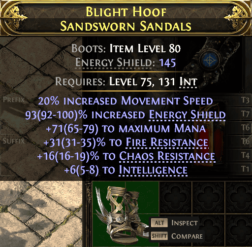 Blight Hoof Sandsworn Sandals#849192