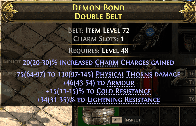 Demon Bond Double Belt#691106