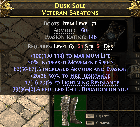 Dusk Sole Veteran Sabatons#982486
