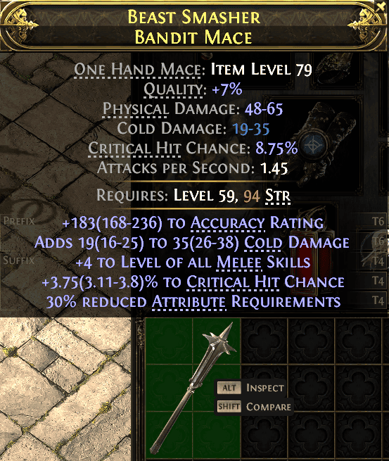 Beast Smasher Bandit Mace#82816