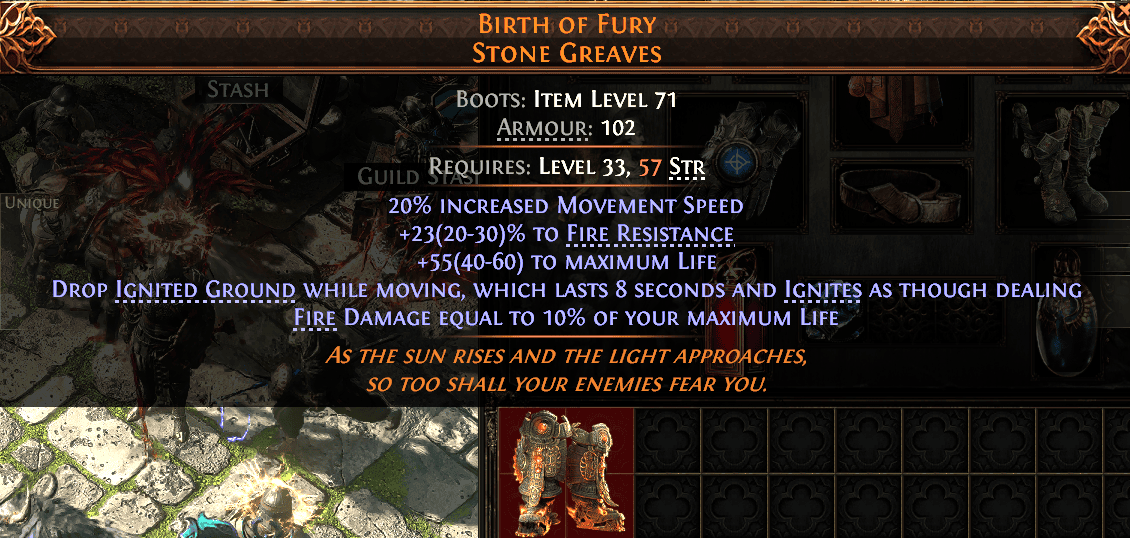 Birth Of Fury Stone Greaves#504340