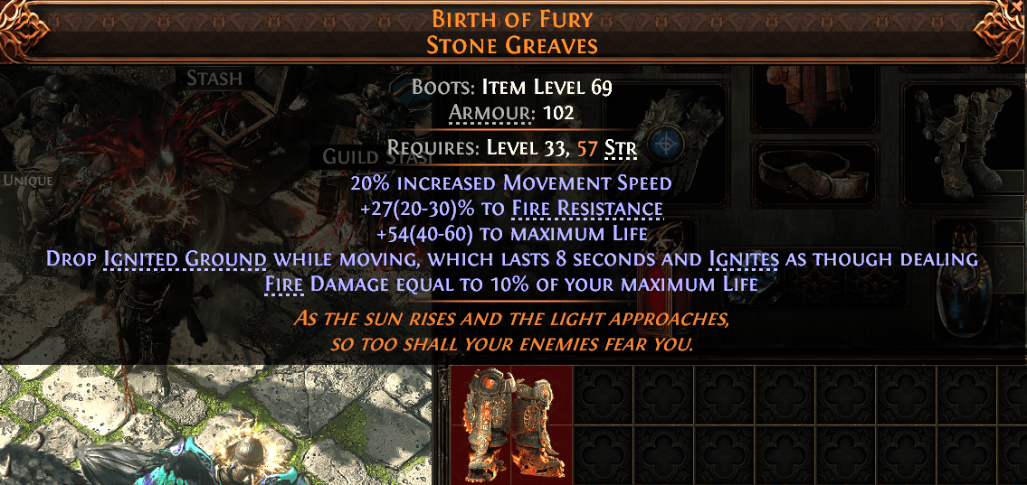 Birth Of Fury Stone Greaves#761789
