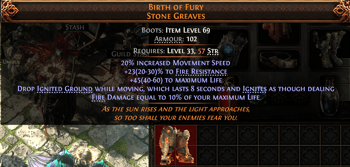 Birth Of Fury Stone Greaves#568219