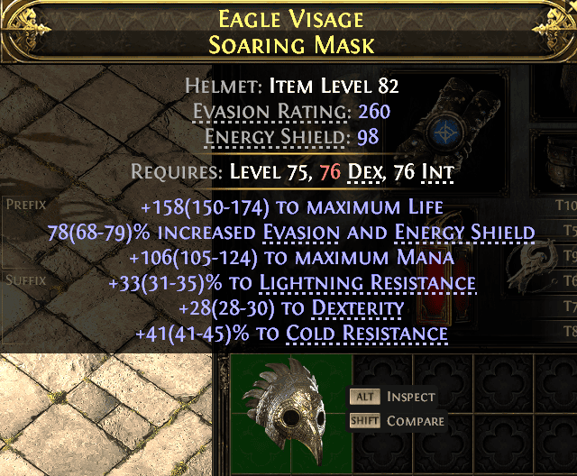 Eagle Visage Soaring Mask#573817