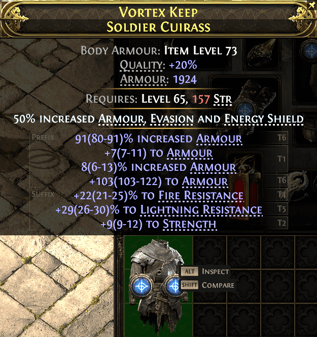 Vortex Keep Soldier Cuirass#13606