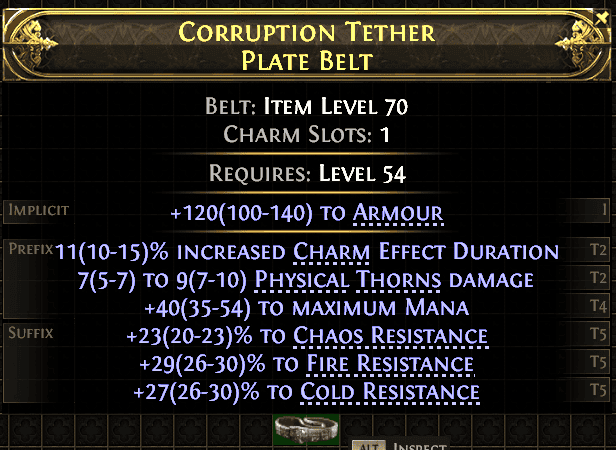 Corruption Tether Plate Belt#810330