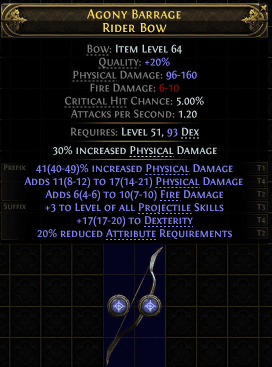 Agony Barrage Rider Bow#937084